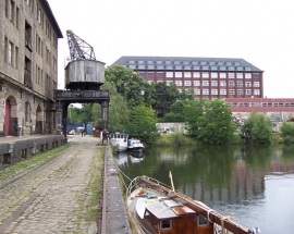 Tempelhofer Hafen im Oktober 2005