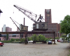 Tempelhofer Hafen im Oktober 2005